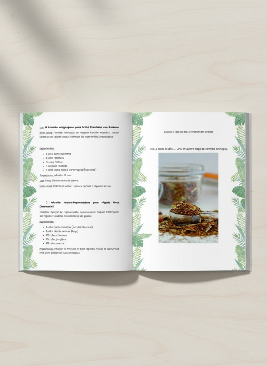 Botiquín Herbal: Guía Completa de Remedios Naturales con Recetas de Infusiones